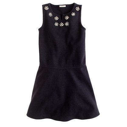 Your little girl will feel like a glamour queen in J.Crew's jeweled flared dress ($60, originally $88) — a versatile option she could wear long after the holidays are over.
Your little girl will feel like a glamour queen in J.Crew's jeweled flared dress ($60, originally $88) — a versatile option she could wear long after the holidays are over.