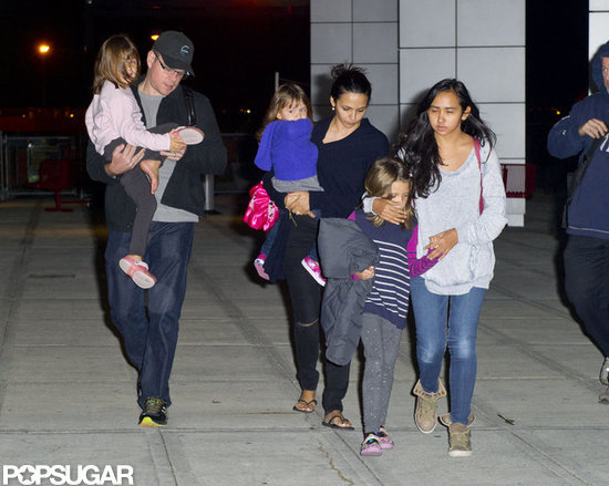 Matt Damon went East for the holidays with Luciana Damon, Isabella Damon, Alexia Barroso, Gia Damon, and Stella Damon.
Matt Damon went East for the holidays with Luciana Damon, Isabella Damon, Alexia Barroso, Gia Damon, and Stella Damon.