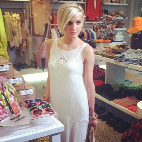 We hung out with Ashlee Simpson at Kitson in LA as she helped launch the new Missoni flip-flop collection.
We hung out with Ashlee Simpson at Kitson in LA as she helped launch the new Missoni flip-flop collection.