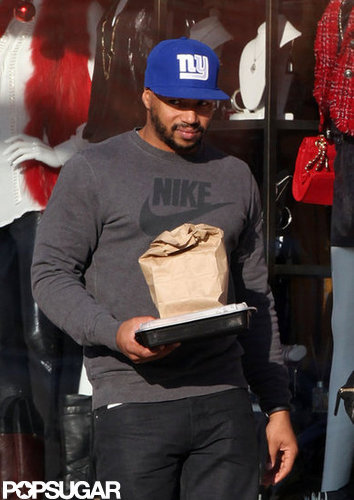 Donald Faison dressed casual in a Nike t-shirt for their Sunday outing.
Donald Faison dressed casual in a Nike t-shirt for their Sunday outing.