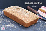 gluten-free apple cider quick bread loaf