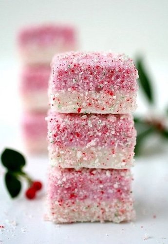 Candy Cane Marshmallows Candy Cane Marshmallows