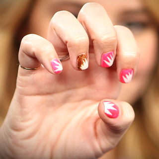 DIY Starburst Nail Art Video Tutorial