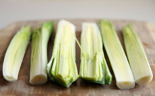 Slice the Leeks in Half Slice the Leeks in Half