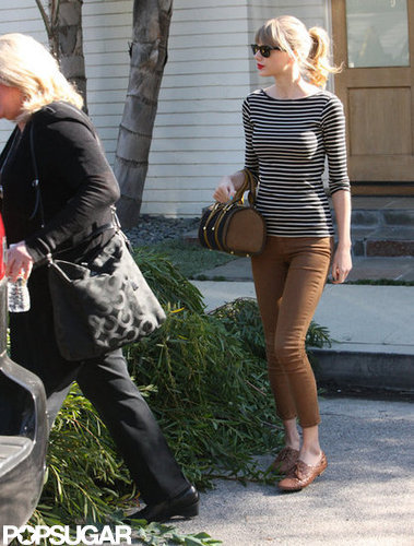Taylor Swift Heads Out of Her LA Home With Harry Styles Taylor Swift Heads Out of Her LA Home With Harry Styles