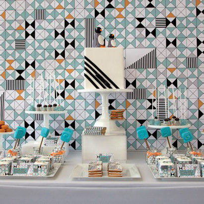 Modern Penguin-Themed Birthday Party