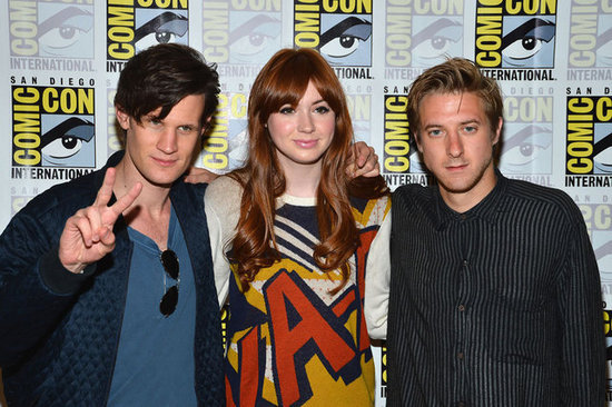 Matt Smith, Karen Gillan, and Arthur Darvill Matt Smith, Karen Gillan, and Arthur Darvill