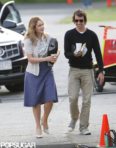 Ned Rocknroll visited Kate Winslet on the Massachusetts set of Labor Day during the Summer of 2012.
Ned Rocknroll visited Kate Winslet on the Massachusetts set of Labor Day during the Summer of 2012.