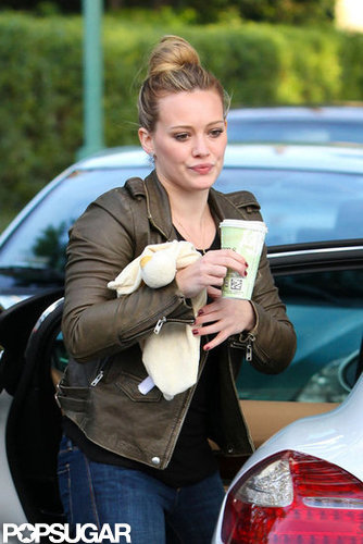 Hilary Duff Shows Luca Love While Prepping For His First Holiday Hilary Duff Shows Luca Love While Prepping For His First Holiday