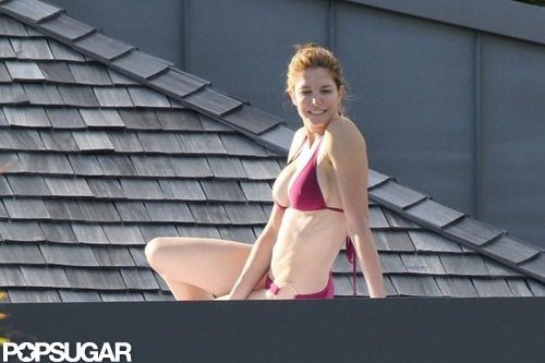 Stephanie Seymour Parades Bikinis in St. Barts With Her Kids Stephanie Seymour Parades Bikinis in St. Barts With Her Kids
