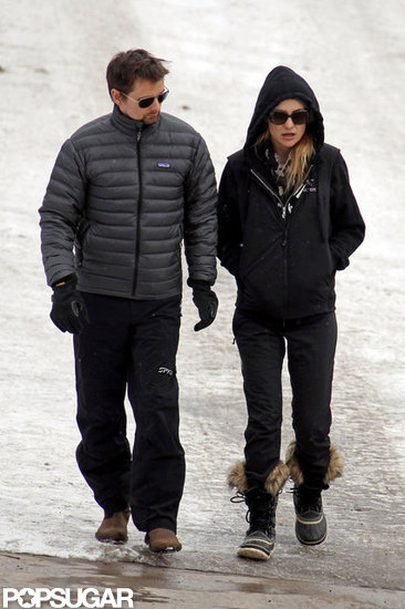 Kate Hudson and Matthew Bellamy bundled up in Aspen.
Kate Hudson and Matthew Bellamy bundled up in Aspen.