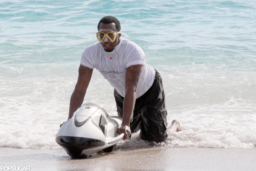 Diddy played around in the St. Bart's water in December 2012 during a family vacation.
Diddy played around in the St. Bart's water in December 2012 during a family vacation.
