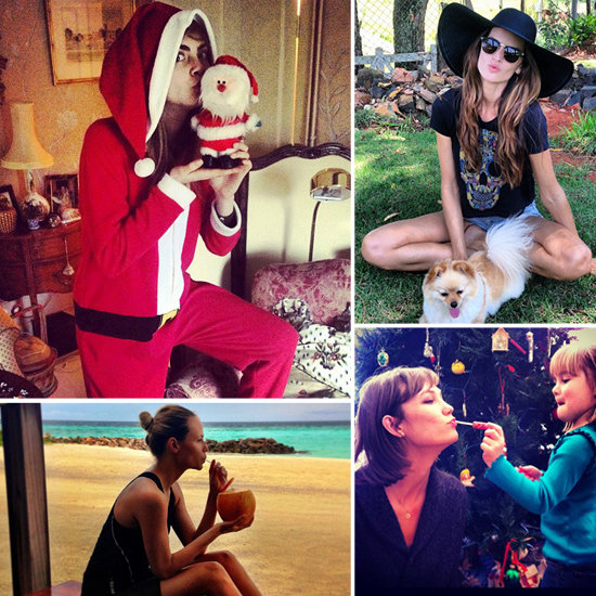 Christmas Holiday Candids From Models and Stylish Stars Christmas Holiday Candids From Models and Stylish Stars