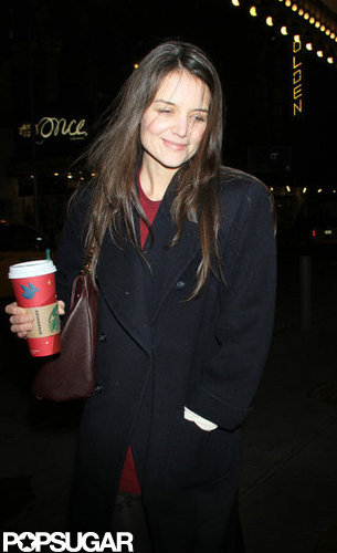 Katie Holmes Smiles on Her Way to Work — But Dead Accounts Is Closing Early Katie Holmes Smiles on Her Way to Work — But Dead Accounts Is Closing Early