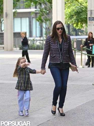Jennifer Garner and Seraphina Affleck headed to a show together.
Jennifer Garner and Seraphina Affleck headed to a show together.