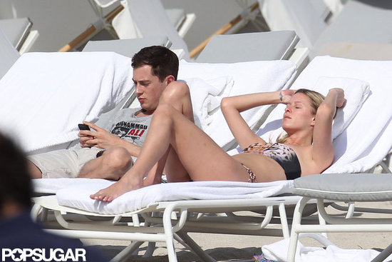 Nicky Hilton soaked up the sun with boyfriend James Rothschild.
Nicky Hilton soaked up the sun with boyfriend James Rothschild.