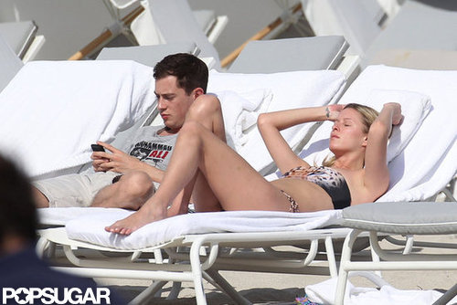 Nicky Hilton soaked up the sun with boyfriend James Rothschild.
Nicky Hilton soaked up the sun with boyfriend James Rothschild.