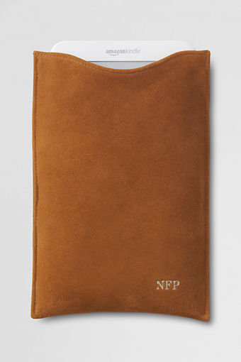 Suede and Shearling Ereader Case Suede and Shearling Ereader Case
