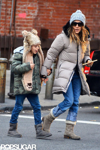 Sarah Jessica Parker held hands with James Wilkie Broderick for a walk in NYC.
Sarah Jessica Parker held hands with James Wilkie Broderick for a walk in NYC.