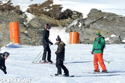 Jason Statham and Rosie Huntington-Whiteley went skiing in the French Alps.
Jason Statham and Rosie Huntington-Whiteley went skiing in the French Alps.