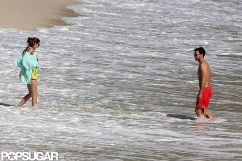 Olivia Palermo Johannes Huebl spent time in the water together.
Olivia Palermo Johannes Huebl spent time in the water together.