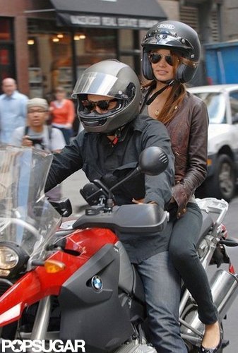 Orlando Bloom and girlfriend Miranda Kerr took a spin on his motorcycle through the streets of NYC in August 2008.
Orlando Bloom and girlfriend Miranda Kerr took a spin on his motorcycle through the streets of NYC in August 2008.