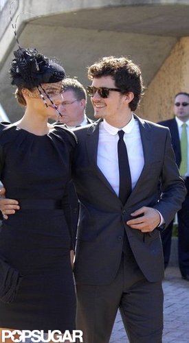 Orlando Bloom and Miranda Kerr attended the Randwick Races in Sydney in April 2008.
Orlando Bloom and Miranda Kerr attended the Randwick Races in Sydney in April 2008.