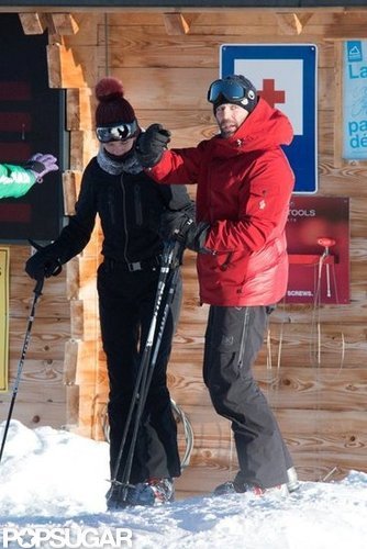 Jason Statham and Rosie Huntington-Whiteley spent time skiing in the French Alps.
Jason Statham and Rosie Huntington-Whiteley spent time skiing in the French Alps.