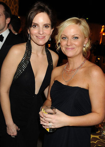 The funny ladies posed for a picture during the HBO afterparty for the 2009 Golden Globes — think they expected to host someday?
The funny ladies posed for a picture during the HBO afterparty for the 2009 Golden Globes — think they expected to host someday?