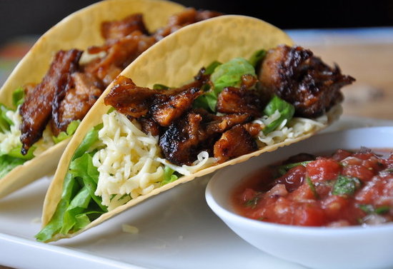 Pulled Pork Tacos with Homemade Salsa