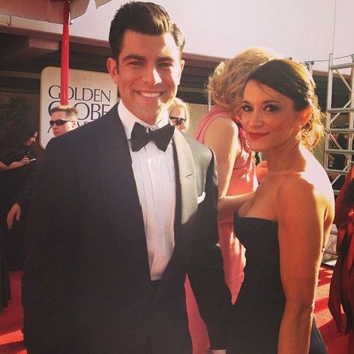 Max Greenfield and his wife hit the Golden Globes red carpet in style.
Source: Instagram user goldenglobes
Max Greenfield and his wife hit the Golden Globes red carpet in style.
Source: Instagram user goldenglobes
