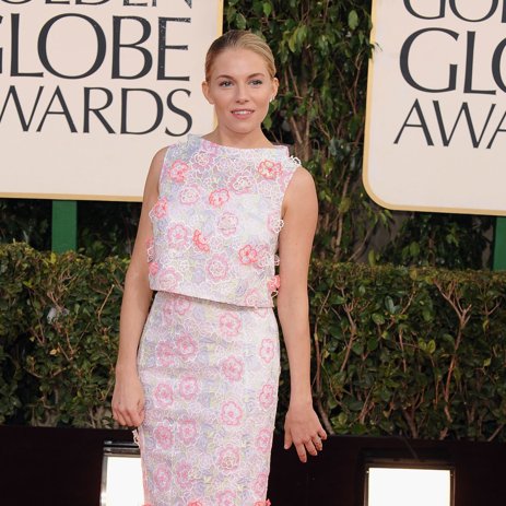 Sienna Miller Pictures in Erdem at 2013 Golden Globes