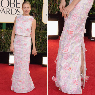 See Sienna Miller in Erdem at the 2013 Golden Globes
