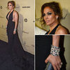 Jennifer Lopez Golden Globes Party Fashion 2013