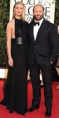 Rosie Huntington-Whiteley and Jason Statham(2013 Golden Globes Awards)