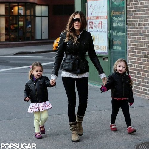 Sarah Jessica Parker walked her twins, Loretta and Tabitha Broderick, to school in NYC.
Sarah Jessica Parker walked her twins, Loretta and Tabitha Broderick, to school in NYC.