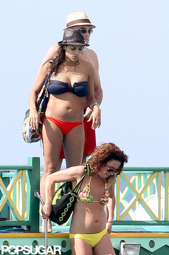 Rosario Dawson and Danny Boyle walked on a boat.
Rosario Dawson and Danny Boyle walked on a boat.