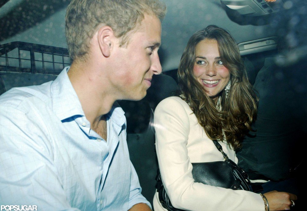 Kate smiled at her prince after a night out at London's Boujis club in September 2006.
Kate smiled at her prince after a night out at London's Boujis club in September 2006.