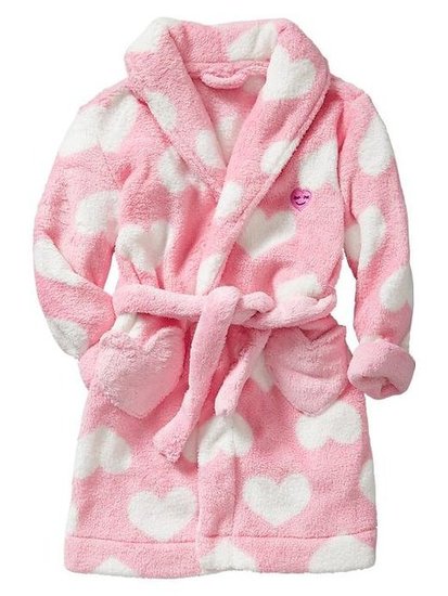 Gap Heart Fleece Robe