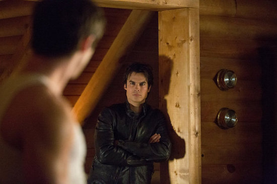 Damon (Ian Somerhalder) chats with Jeremy (Steven R. McQueen).
Damon (Ian Somerhalder) chats with Jeremy (Steven R. McQueen).