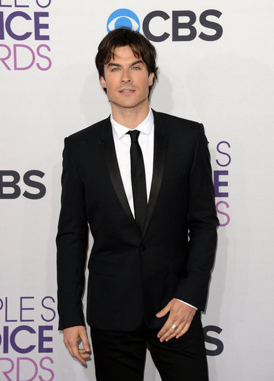 Ian Somerhalder posed at the People's Choice Awards.
Ian Somerhalder posed at the People's Choice Awards.