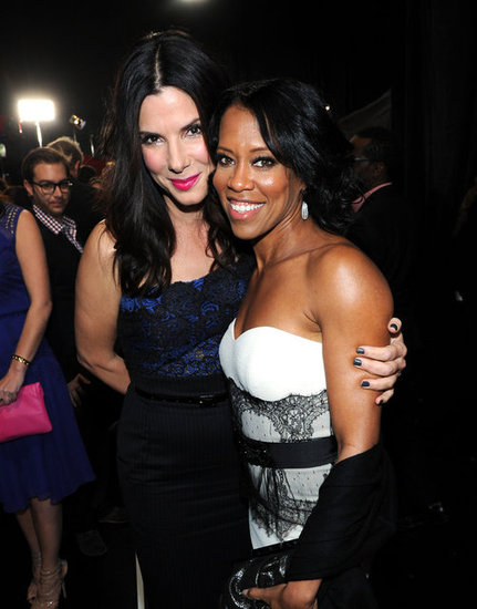Sandra Bullock and Regina King smiled for the cameras.
Sandra Bullock and Regina King smiled for the cameras.