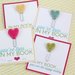 Stitched Heart Bookmarks