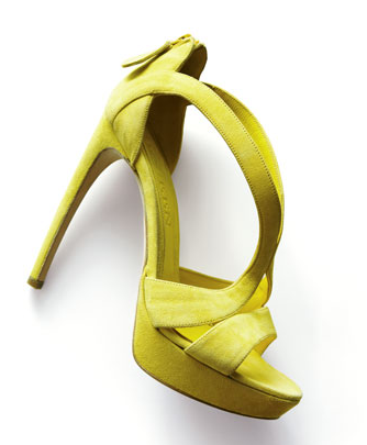 These Alexander McQueen yellow cutout sandals ($795) should be your Spring and Summer go-tos. Wear them with a printed or solid dress for a fancy look, or with your favorite denim on the weekends.
These Alexander McQueen yellow cutout sandals ($795) should be your Spring and Summer go-tos. Wear them with a printed or solid dress for a fancy look, or with your favorite denim on the weekends.