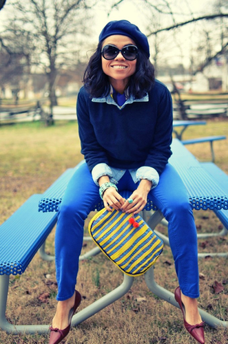 Cobalt Blue Outfit