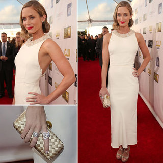 Pics of Emily Blunt in Miu Miu 2013 Critic's Choice Awards