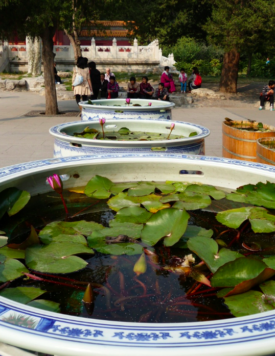 Inside Jingshan Park, Beijing China