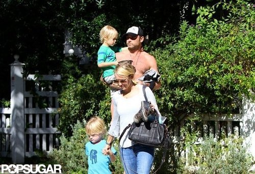 Naomi Watts and Shirtless Liev Spend Sunday With the Kids Naomi Watts and Shirtless Liev Spend Sunday With the Kids