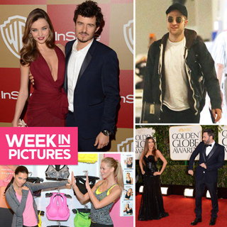 Celebrity Pics: Miranda Kerr Robert Pattinson Golden Globes
