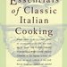 Essentials of Classic Italian Cooking